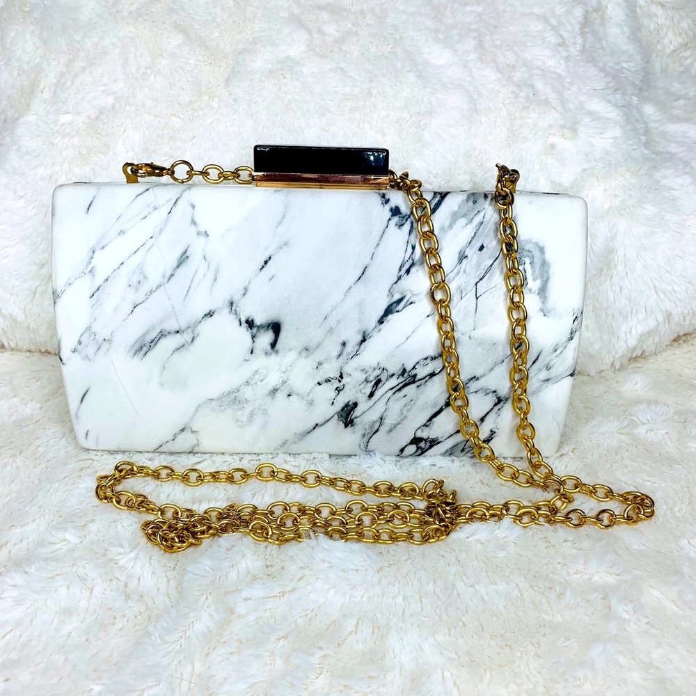 Marble Clutch Purse
